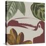 Graphic Tropical Bird V-Annie Warren-Stretched Canvas