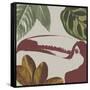 Graphic Tropical Bird V-Annie Warren-Framed Stretched Canvas