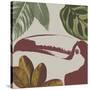 Graphic Tropical Bird V-Annie Warren-Stretched Canvas