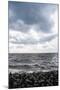 Graphically Structured View across the River Elbe in Northern Germany-Torsten Richter-Mounted Photographic Print