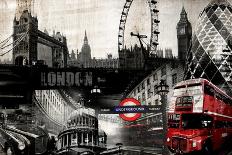 London-GraphINC-Framed Stretched Canvas