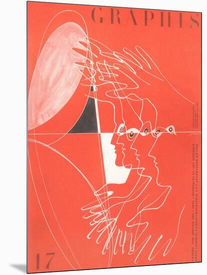 Graphis, Poster with Hands and Faces-null-Mounted Art Print