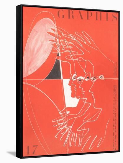 Graphis, Poster with Hands and Faces-null-Framed Stretched Canvas