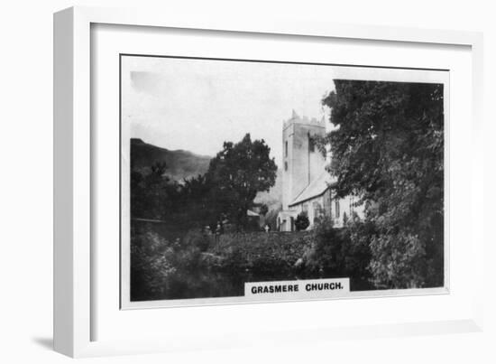 Grasmere Church, Wordsworth's Burial Place, Cumbria, C1920S-null-Framed Giclee Print