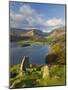 Grasmere Lake and Village from Loughrigg Fell, Lake District, Cumbria, England-Gavin Hellier-Mounted Photographic Print
