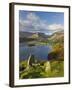 Grasmere Lake and Village from Loughrigg Fell, Lake District, Cumbria, England-Gavin Hellier-Framed Photographic Print