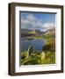 Grasmere Lake and Village from Loughrigg Fell, Lake District, Cumbria, England-Gavin Hellier-Framed Photographic Print