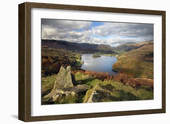 Grasmere View Looking from Loughrigg Terrace November-null-Framed Photographic Print