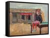 Grasp Rice Master's Daughter-Zhang Yong Xu-Framed Stretched Canvas