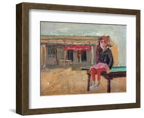 Grasp Rice Master's Daughter-Zhang Yong Xu-Framed Giclee Print