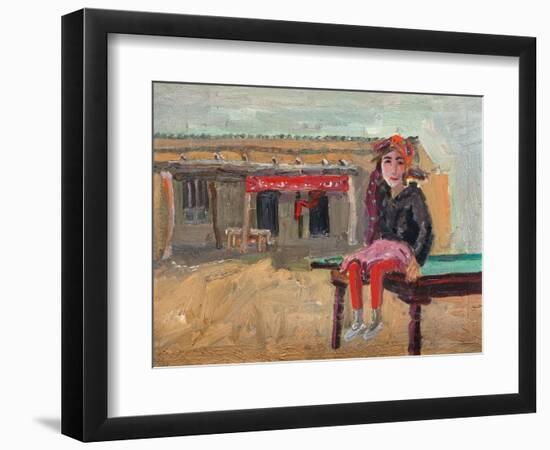 Grasp Rice Master's Daughter-Zhang Yong Xu-Framed Giclee Print