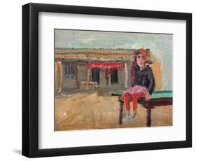 Grasp Rice Master's Daughter-Zhang Yong Xu-Framed Giclee Print