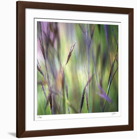 Grass Abstract 4-Ken Bremer-Framed Limited Edition