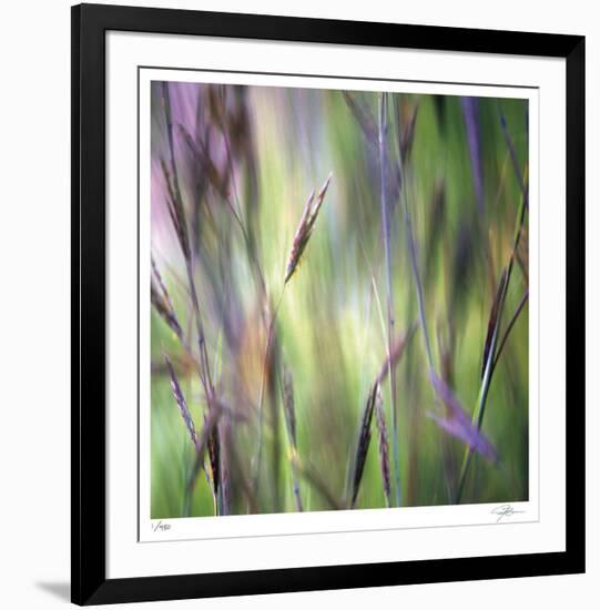 Grass Abstract 4-Ken Bremer-Framed Limited Edition