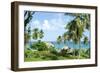 Grass Huts, Baoruca, Dominican Republic-Natalie Tepper-Framed Photo