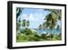 Grass Huts, Baoruca, Dominican Republic-Natalie Tepper-Framed Photo