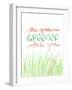 Grass Is Greener Where You Love It-Anna Quach-Framed Art Print