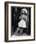 Grass-Skirted Poodle-null-Framed Photographic Print