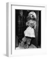 Grass-Skirted Poodle-null-Framed Photographic Print