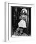 Grass-Skirted Poodle-null-Framed Photographic Print