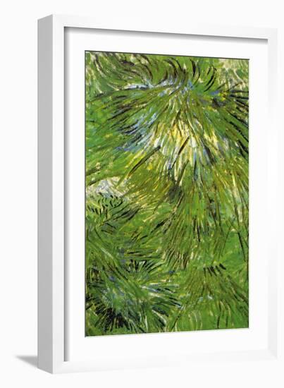 Grass-Vincent van Gogh-Framed Art Print