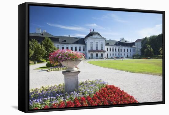 Grassalkovich Palace, Bratislava, Slovakia, Europe-Ian Trower-Framed Stretched Canvas