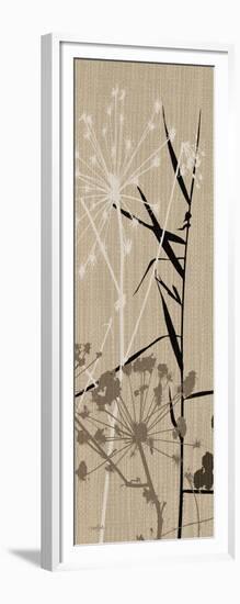 Grasses 1 Brown-Diane Stimson-Framed Art Print