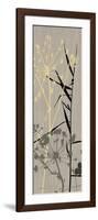 Grasses 1 Gray-Diane Stimson-Framed Art Print