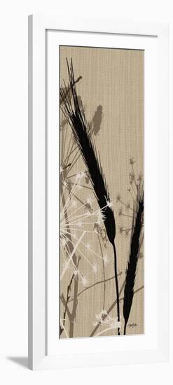 Grasses 3 Gray-Diane Stimson-Framed Art Print