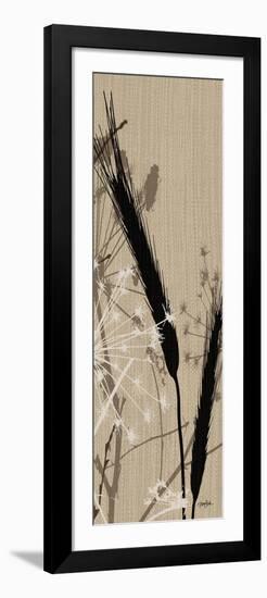 Grasses 3 Gray-Diane Stimson-Framed Art Print