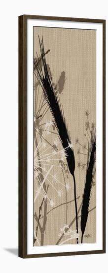 Grasses 3 Gray-Diane Stimson-Framed Art Print