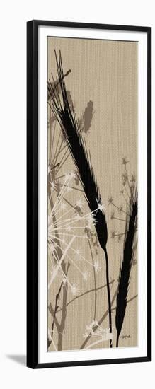 Grasses 3 Gray-Diane Stimson-Framed Art Print