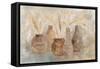 Grasses and Baskets Dark-Silvia Vassileva-Framed Stretched Canvas