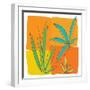 Grasses II-Jan Weiss-Framed Art Print