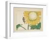 Grasshopper and Sunflower, C. 1877-Shibata Zeshin-Framed Giclee Print