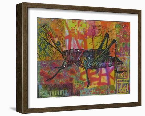 Grasshopper, Grasshoppers, Insects, Jumper, Bugs, Stencils, Pop Art-Russo Dean-Framed Giclee Print