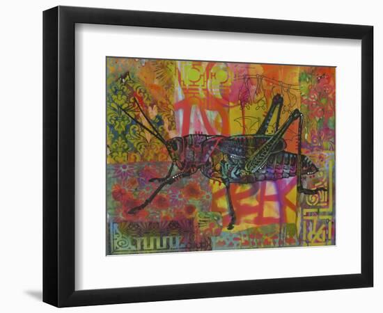 Grasshopper, Grasshoppers, Insects, Jumper, Bugs, Stencils, Pop Art-Russo Dean-Framed Giclee Print