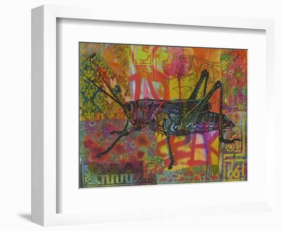 Grasshopper, Grasshoppers, Insects, Jumper, Bugs, Stencils, Pop Art-Russo Dean-Framed Giclee Print