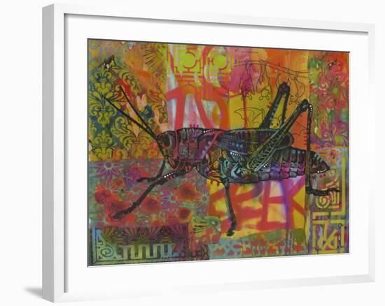 Grasshopper, Grasshoppers, Insects, Jumper, Bugs, Stencils, Pop Art-Russo Dean-Framed Giclee Print