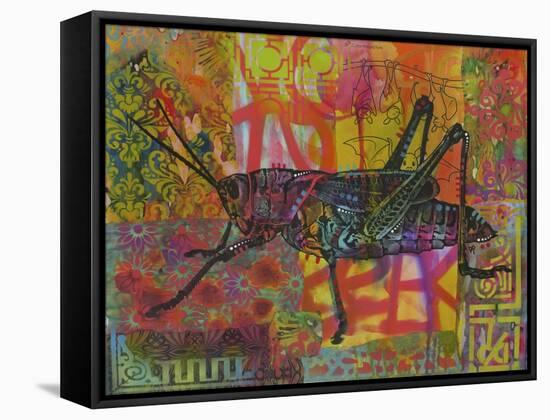 Grasshopper, Grasshoppers, Insects, Jumper, Bugs, Stencils, Pop Art-Russo Dean-Framed Stretched Canvas