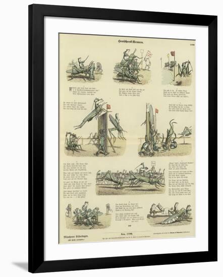 Grasshopper Racing-null-Framed Giclee Print