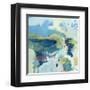 Grasshoppers & Hummingbirds-Andrew Kinmont-Framed Art Print