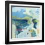 Grasshoppers & Hummingbirds-Andrew Kinmont-Framed Art Print