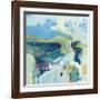 Grasshoppers & Hummingbirds-Andrew Kinmont-Framed Art Print