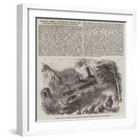 Grassi's Screw Locomotive Engine for Ascending Steep Gradients on Railways-null-Framed Giclee Print