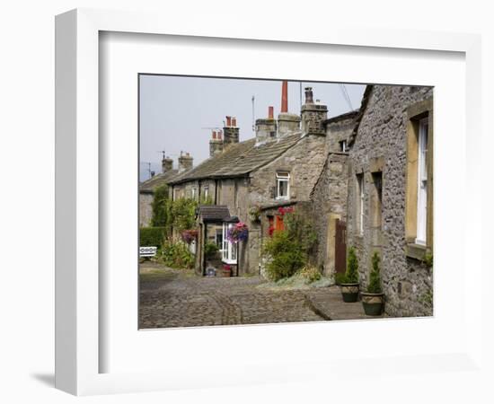 Grassington Village, Yorkshire Dales National Park, North Yorkshire, England, United Kingdom-White Gary-Framed Photographic Print