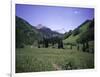 Grassland Surrounded by Mountains, Colorado-Michael Brown-Framed Premium Photographic Print