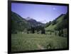 Grassland Surrounded by Mountains, Colorado-Michael Brown-Framed Premium Photographic Print