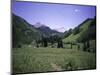 Grassland Surrounded by Mountains, Colorado-Michael Brown-Mounted Photographic Print