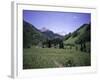 Grassland Surrounded by Mountains, Colorado-Michael Brown-Framed Photographic Print